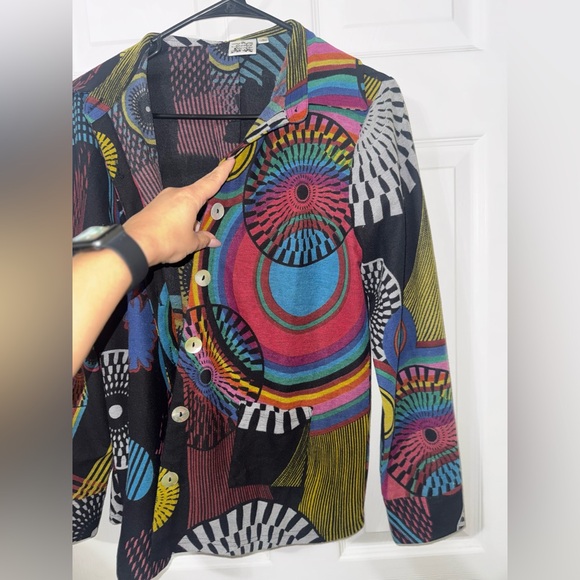 Parsley & Sage Multicolor Graphic Art to Wear Design - Picture 4 of 7